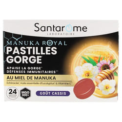 Santarome Manuka Royal Pastilles Gorge 24 Pastilles à Sucer