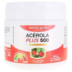 Phyto-Actif Acérola Plus 500 100 Comprimés