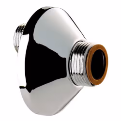 Raccord décalé standard. M1/2" - M3/4". Entraxe 12 mm, L.60 mm. Rosace Ø 70. Laiton massif. Livré par 2 pièces. Garantie 10 a ...