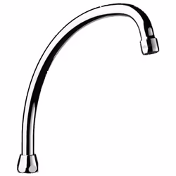 Bec universel col de cygne Delabie F3/4" orientable 150mm chromé Le bec universel col de cygne Delabie F3/4" orientable 150mm ...