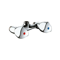 Delabie - Mélangeur de douche mural laiton chromé M1/2entraxe 80 mm