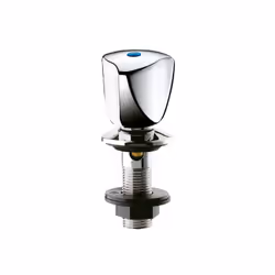 Delabie - 2 robinets de bidet en laiton chromé M1/2" Les avantages du produit : - Tête à clapet Long-Life Robinet de bidet av ...