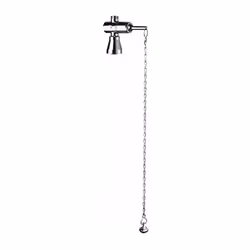 Ensemble de douche commandé par chaîne, pose en applique au plafond Avec robinet temporisé à levier avec chaîne à poignée Pom ...
