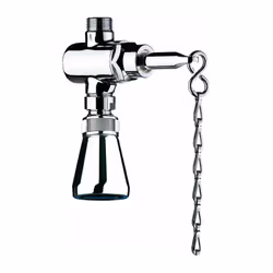 Ensemble de douche temporisé suspendu à chaîne Installation suspendue Temporisation ~15 secondes Débit 9 l/min à 3 bar, ajust ...