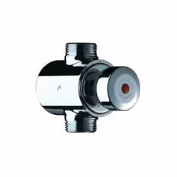 Description générale Le robinet de douche temporisé Tempostop 749 de Delabie est conçu pour une installation murale en appliq ...