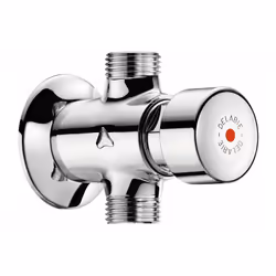 Corps en laiton massif chromé et débit 9 l/min réglable A compléter avec pomme de douche au choix Ouverture de l'écoulement p ...