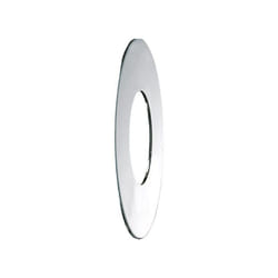 Rosace chromée plate pour cache éclats 34x65 (la paire)