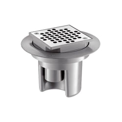 Siphon de sol 100x100 hauteur réglable sortie horizontale D40 - DELABIE - 682001