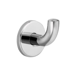 Patère virgule Delabie modèle court en inox 304 poli brillant 62x65x73mm
