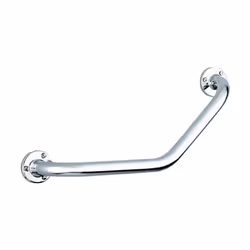 Barre de maintien PMR coudée inox chromé 135° 220x220 - DELABIE - 550