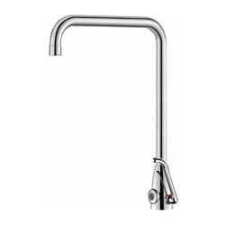 Mitigeur temporisé optoélectronique à bec orientable Tempomatic Mix Pro m 3/8' à alimentation 230V Delabie