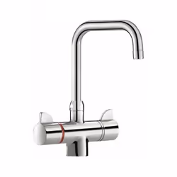 Securitherm : sécurité antibrûlure optimale Bec à intérieur lisse limitant les bactéries Thermostatique : stabilité de tempér ...