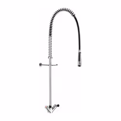 Fixation renforcée par 2 tiges filetées et contre-écrous Raccords flexibles F3/8' Clapets anti-retour incorporés