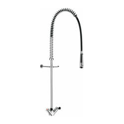 Mélangeur de prélavage monotrou - Manette ergonomique Delabie