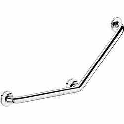 Barre de maintien coudée 135° Inox brillant, 400 x 400 mm DELABIE 5082P