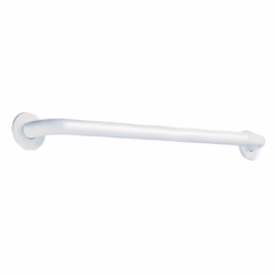 Barre de relèvement droite BASIC époxy blanc Ø32 600mm Barre d'appui droite Basic pour PMR. Tube Ø 32, entraxe 600 mm. Tube I ...