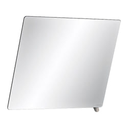 Miroir de toilette verre 500 x 600 mm inclinable avec poignée en chromé brillant Delabie