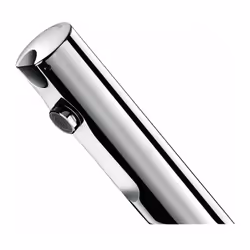 Robinet électronique de lavabo chromé Gamme Tempomatic 4 Avec mousseur intégré (sans bec) Fixation sur lavabo Raccordement F  ...