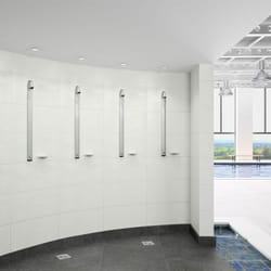 Delabie - Panneau de douche Sporting 2 Robinet Jet de pluie M1/2' alu anodisé - 714700DP