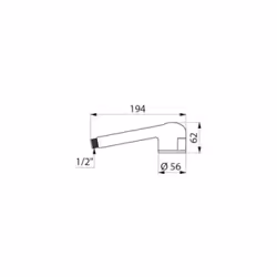 Douchette filtrante Biofil en ABS anti-germes. Seuil de coupure : 0,1 μm nominal et 0,2 μm absolu, grade stérilisant. Membran ...