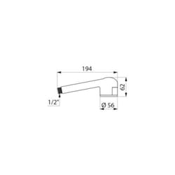 Delabie - Filtre douche vissable biofil 2M non stérile
