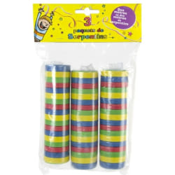 Partypro 3 Rouleaux de Serpentins