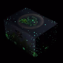 Trousselier Coffret Musical Phosphorescent Poisson Arc En Ciel