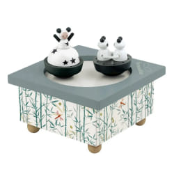 Trousselier Boîte à Musique Dancing Fille et Panda