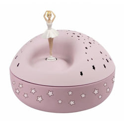 Trousselier Veilleuse - Projecteur d'Etoiles Musical Ballerine - piles incluses