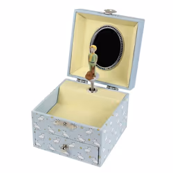 Trousselier Coffret Musique Cube Le Petit Prince et mouton - Figurine Petit Prince