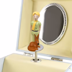 Trousselier Coffret Musique Cube Le Petit Prince et mouton - Figurine Petit Prince
