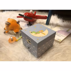 Trousselier Coffret Musique Cube Le Petit Prince et mouton - Figurine Petit Prince - Vue supplémentaire 6