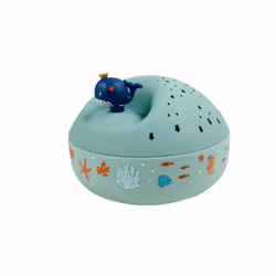 Trousselier Veilleuse - Projecteur d'Etoiles Musical Ocean 12 Cm - piles incluses, Autonome, Sonore