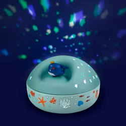 Trousselier Veilleuse - Projecteur d'Etoiles Musical Ocean 12 Cm - piles incluses