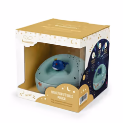 Trousselier Veilleuse - Projecteur d'Etoiles Musical Ocean 12 Cm - piles incluses
