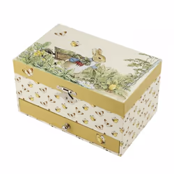 Boite à Bijoux Musicale - TROUSSELIER - Peter Rabbit - Jaune - Enfant - Synthétique