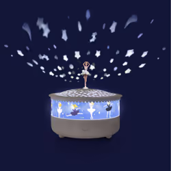 Trousselier Veilleuse - Projecteur d'Etoiles Ballerine 14 Cm - Musical - Détection des Pleurs - Rechargeable USB - Vue supplémentaire 2
