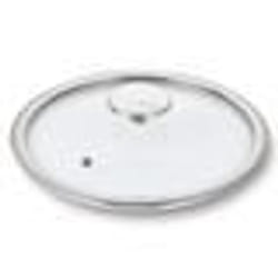Couvercle en verre - Beka - Evolution - 24 cm - Inox - Compatible lave-vaisselle