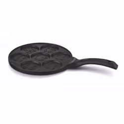 Kitchenfun 13878274, Rond, Sauteuse, Noir, Aluminium, Vitrocéramique, Gaz, Halogène, Induction, Plaque étanche, 26 cm