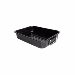 Le plat four rectangulaire Kitchen Roc 32 cm - acier émaillé - noir de la marque BEKA est idéal pour préparer de grands plats ...