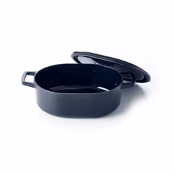 BEKA 15141314 cocotte en céramique 5,5 L Bronze, Noir