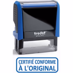 trodat   trodat tampon x-print texte certifie conforme a loriginal noirServices généraux trodat Tampon X-print texte CERTIFIE