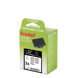 Trodat 6/50 cassette d'encre pour tampons Noir 3 pièce(s)