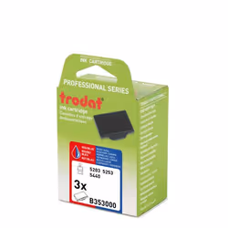 Trodat 6/53, Bleue / rouge, Noir, 3 pièce(s), Adulte, unisexe, Replacement ink cartridge for Professional 5203, 5440, 5440/L  ...