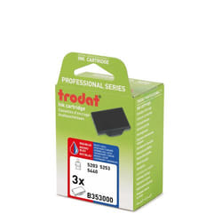 Trodat 6/53 cassette d'encre pour tampons Bleue / rouge 3 pièce(s)