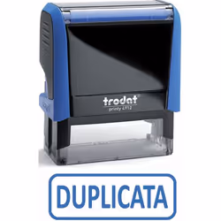Trodat 4912 XPRINT, Auto-encreur, Tampon professionnel, 47 x 18 mm, Bleu, Bleu, 63 mm