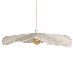 Abat-jour en papier mâché pour suspension Naturel 78 cm