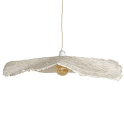 Abat-jour en papier mâché pour suspension Naturel 78 cm