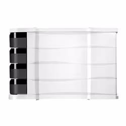 CEP 1003940161 bac de rangement de bureau Polystyrène Noir, Gris clair - Vue supplémentaire 4
