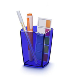 CEP 1005300721 porte crayons et stylos Polystyrène Bleu clair